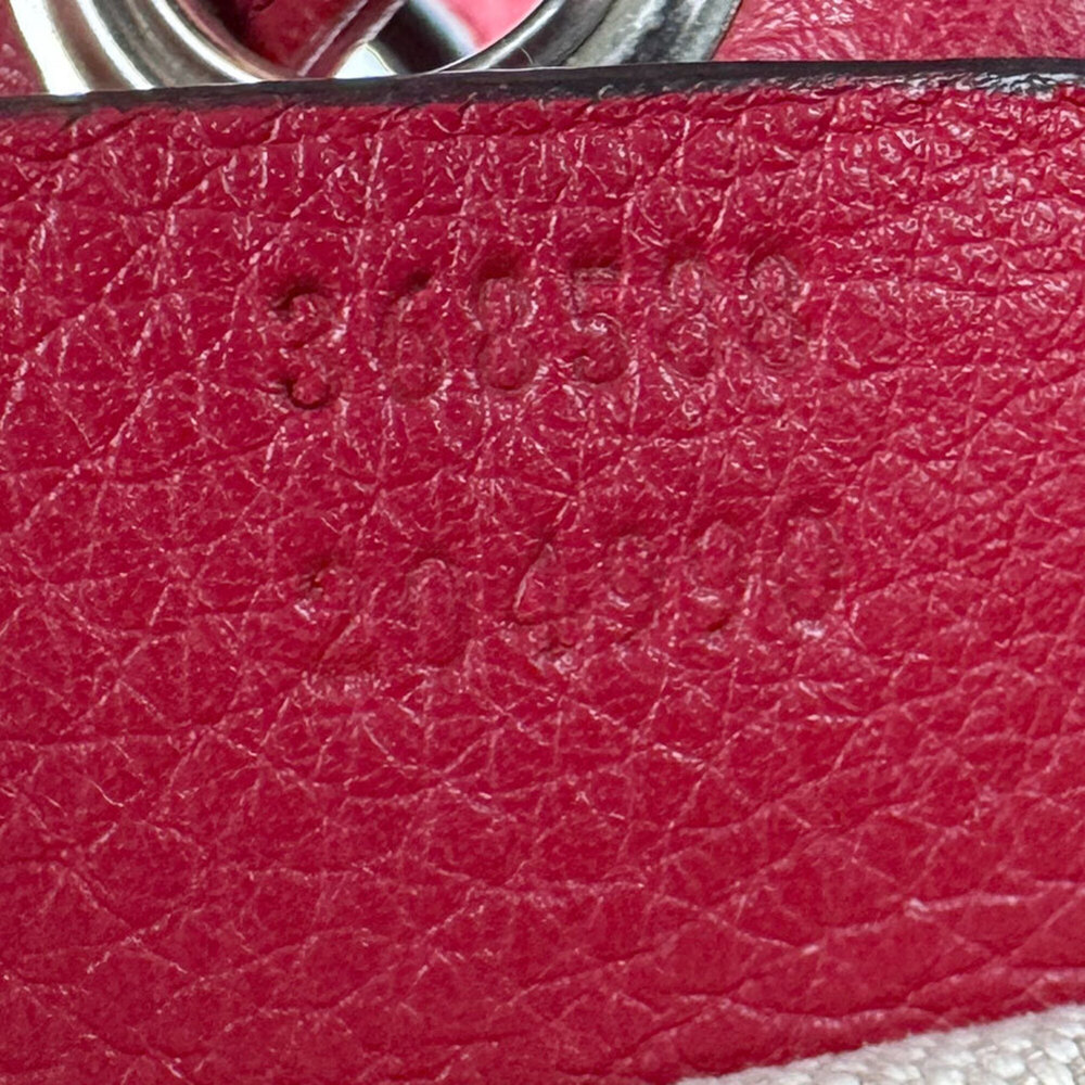 GUCCI Authentic Red Leather Backpack - Picture 13 of 13